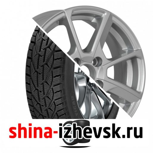 Колесо в сборе Tigar Winter 185/60 R15 T 88 + NEO 538 6xR15 4×100 ET38 DIA67.1 Серебристый в Ижевске